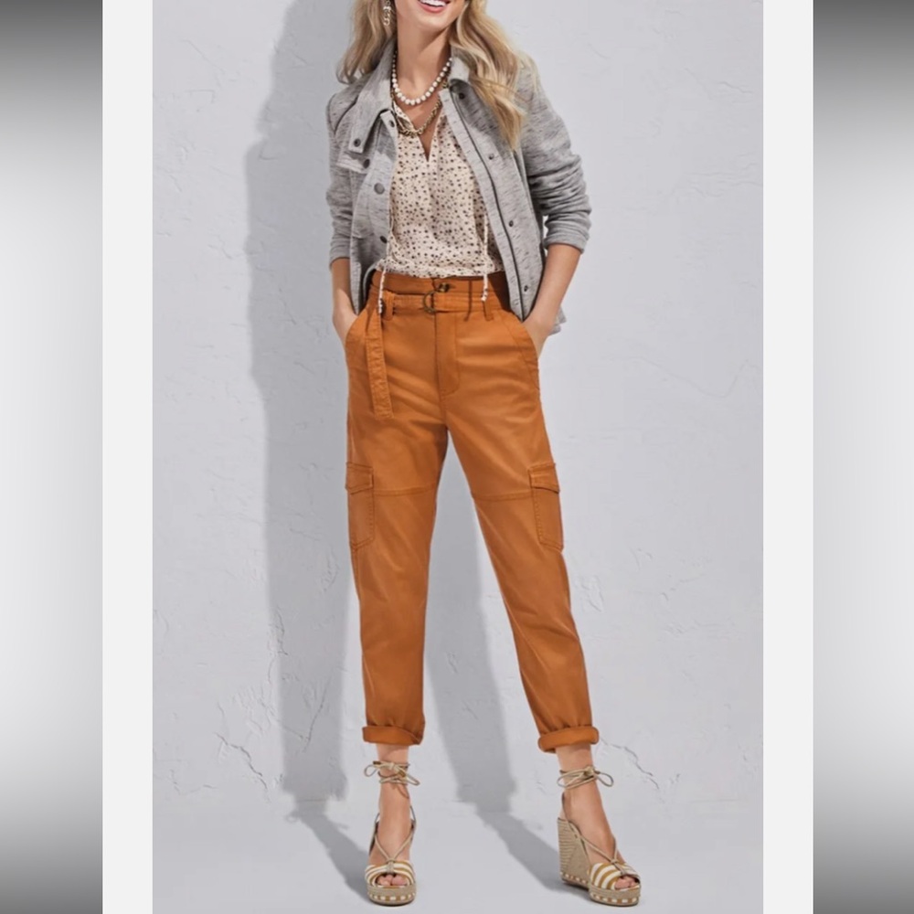 Cabi Paper Bag Cargo size 2 style #6045 cashew color